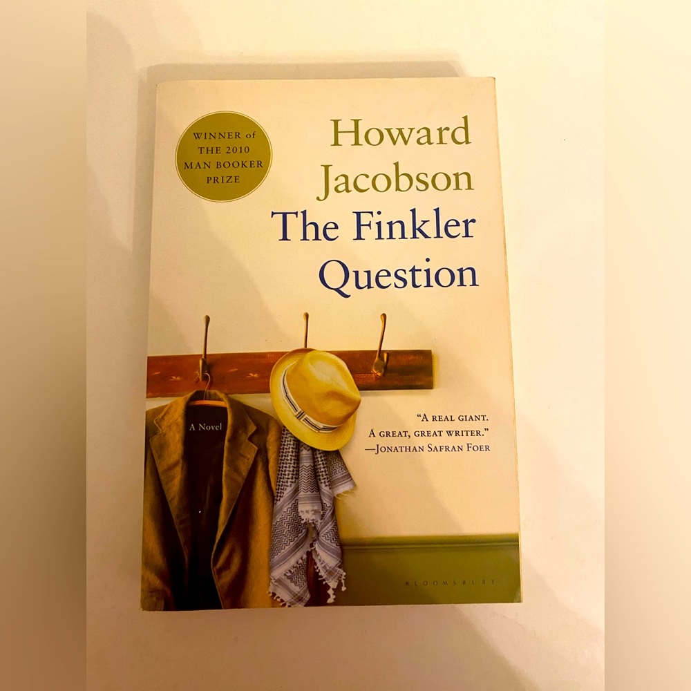 VTG Book The Finkler Question Book Howard Jacobson Winner 2010 Man Booker Prize